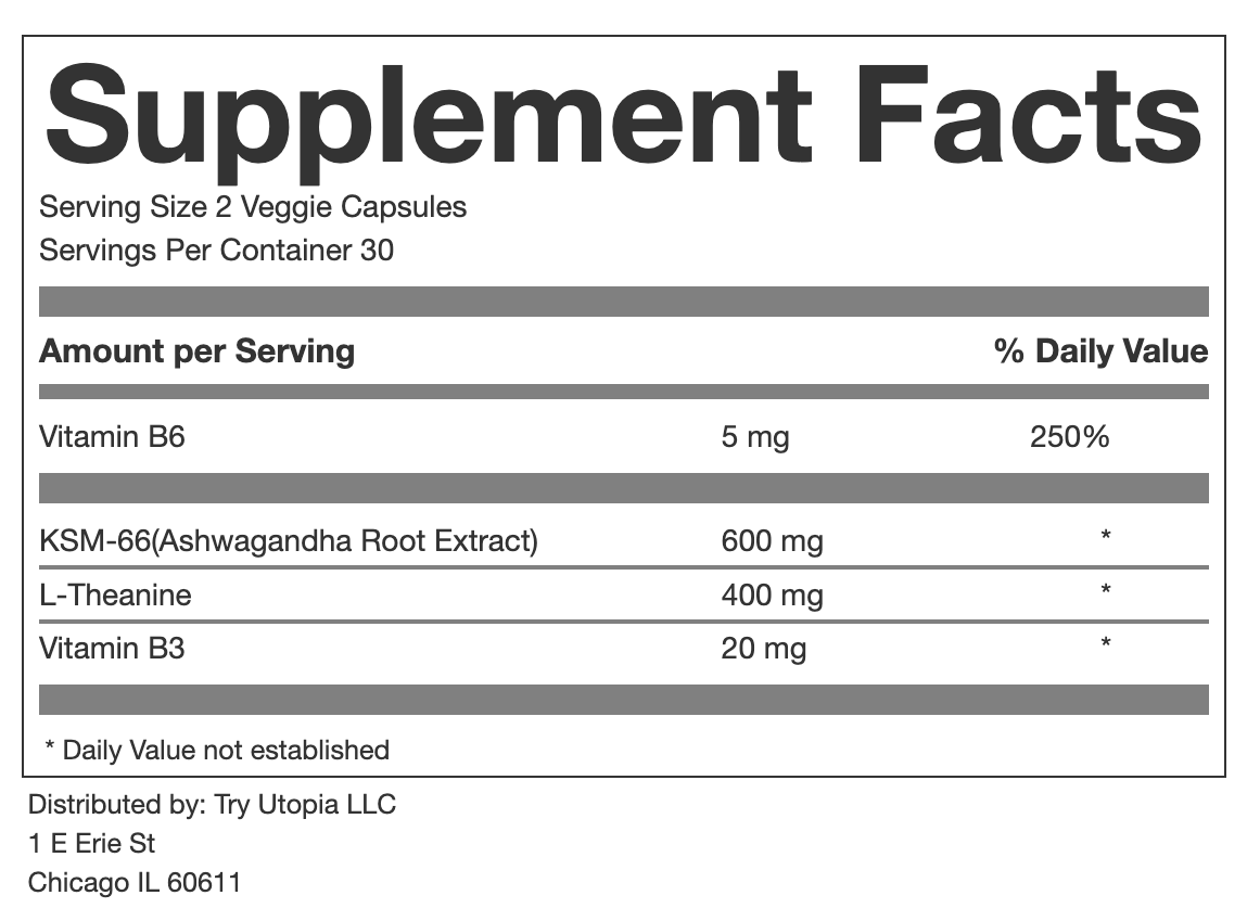 Calm Capsules - Daily Calm & Focus Support